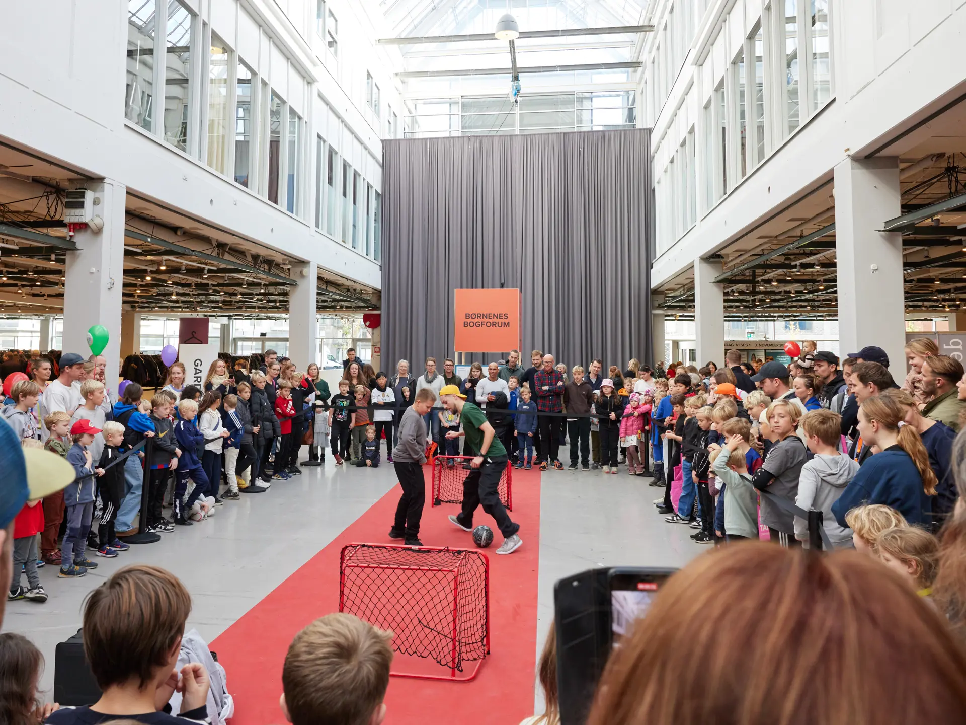 Hal B i Bella Center under Børnenes Bogforum med aktivitetsevent for børn.